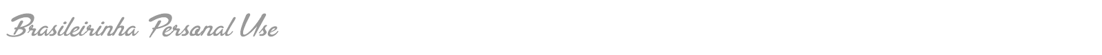 Brasileirinha font preview
